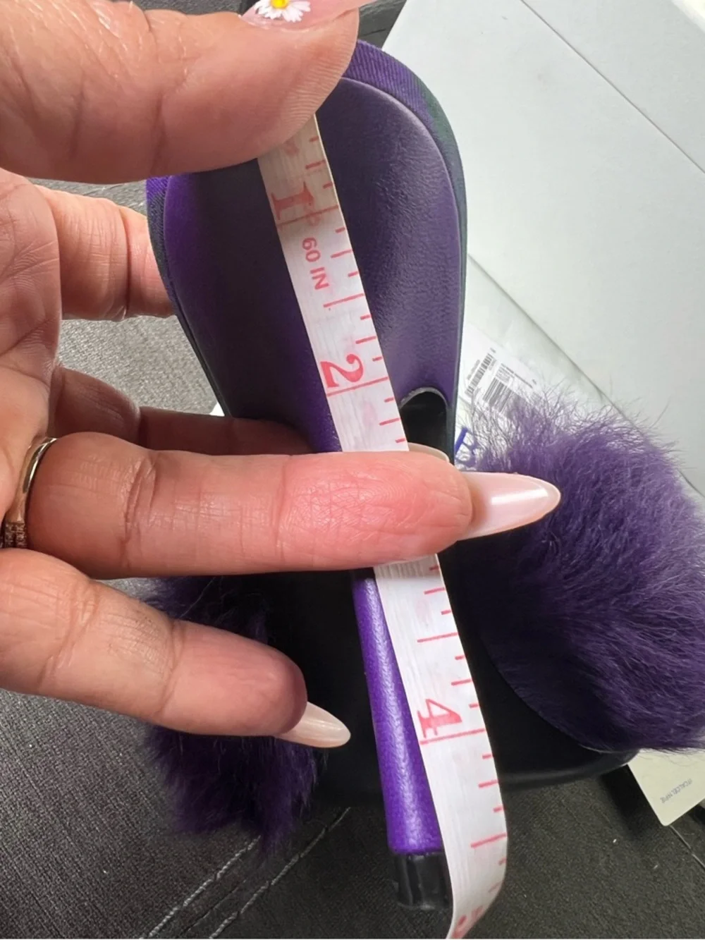 Burberry Purple Minnie Real Fur Shearling Stiletto Mules Full Inclusion. Size 37 - Picture 12 of 12